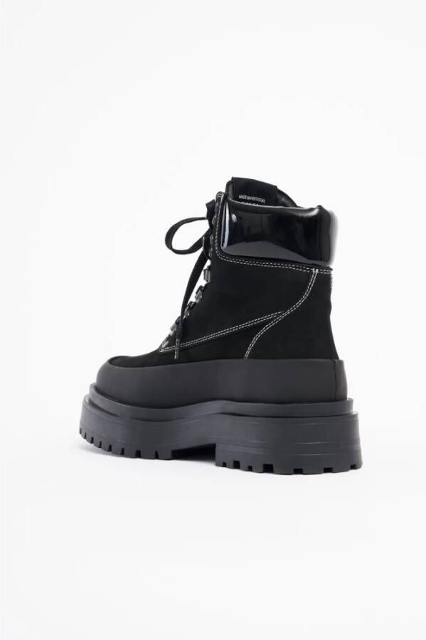 Stutterheim Nubuck Enkellaarzen voor nat weer Black Unisex