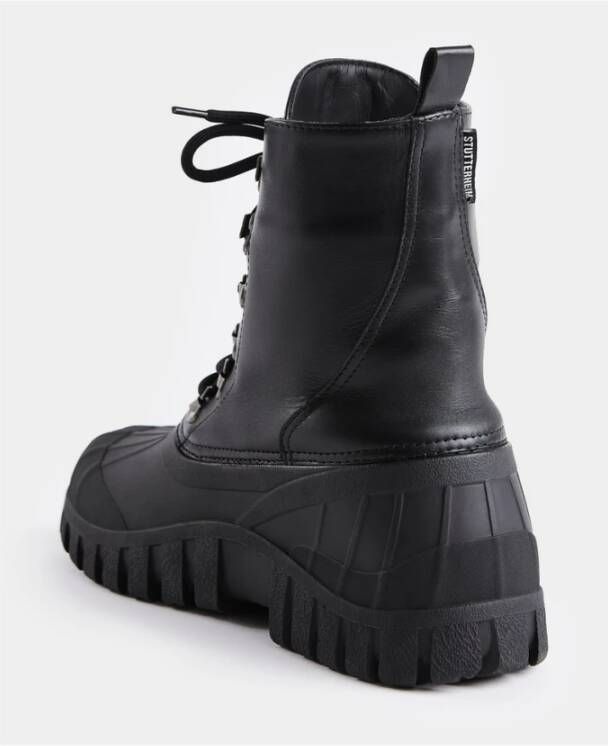 Stutterheim Stads Eendenlaarzen Black Heren