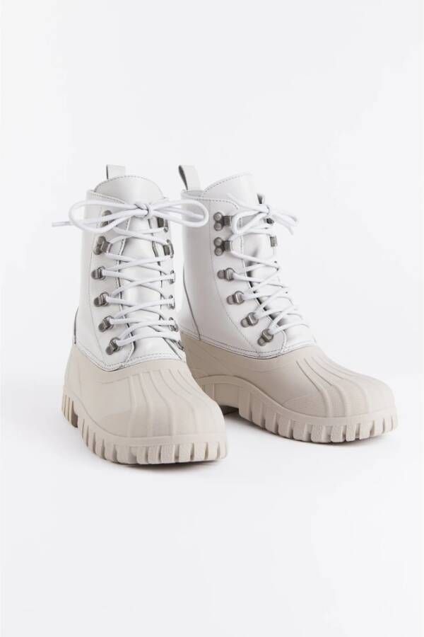 Stutterheim Urban Duck Boots Leer Beige Unisex