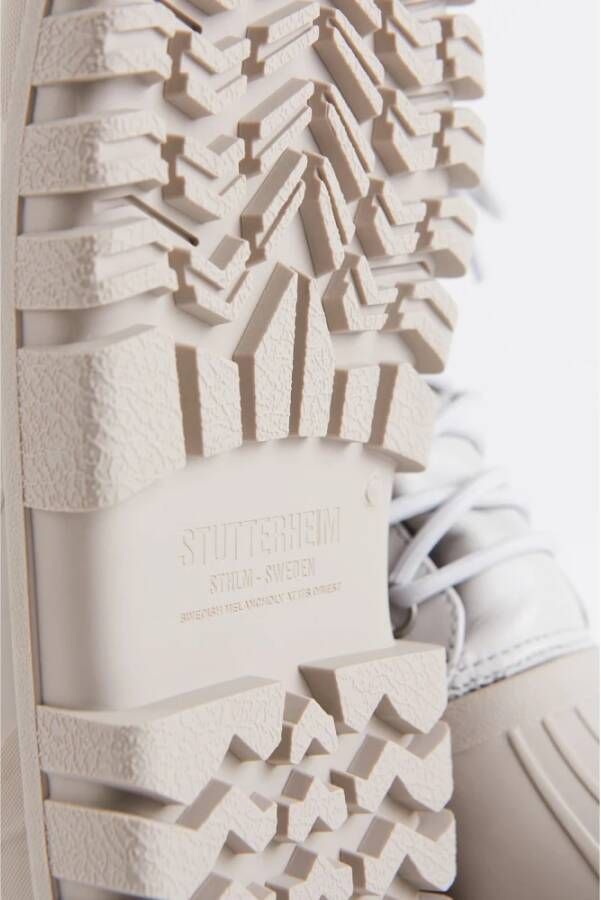 Stutterheim Urban Duck Boots Leer Beige Unisex