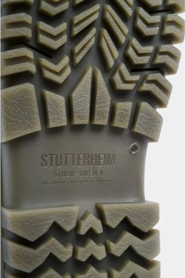 Stutterheim Urban Duck Boots Leer Green Unisex
