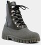 Stutterheim Urban Duck Boots Leer Green Unisex - Thumbnail 6