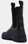 Stutterheim Waterafstotende Leren Patrouillelaarzen Black Unisex - Thumbnail 3