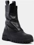 Stutterheim Waterafstotende Leren Ritslaarzen Black Unisex - Thumbnail 2