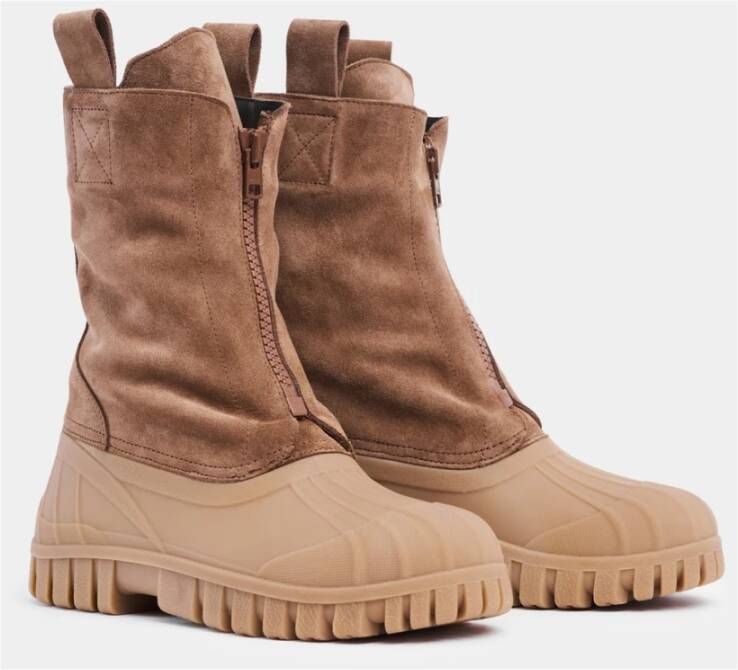 Stutterheim Waterafstotende Ritslaarzen voor Sneeuwweer Brown Unisex