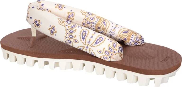 Suicoke Beige Paisley Print Comfort Sandalen