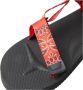 Suicoke Rode Nylon Slip-On Sandalen met Zwarte Patroon Detail Red Dames - Thumbnail 9