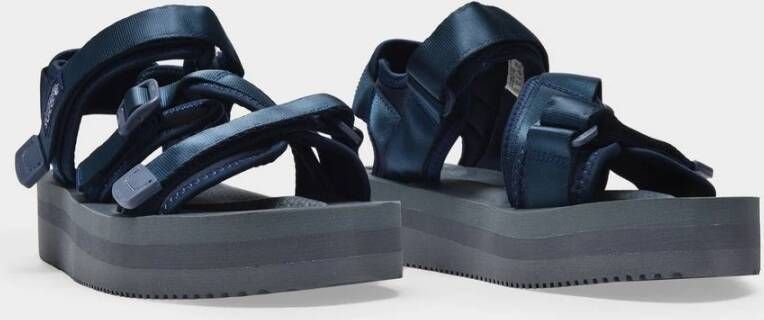 Suicoke Flat Sandals Blauw Dames