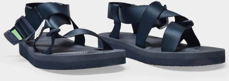 Suicoke Flat Sandals Blauw Heren