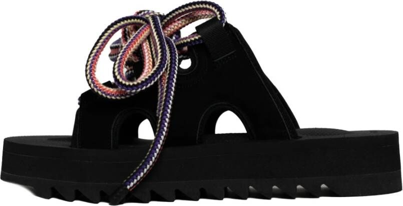 Suicoke Flat Sandals Zwart Dames