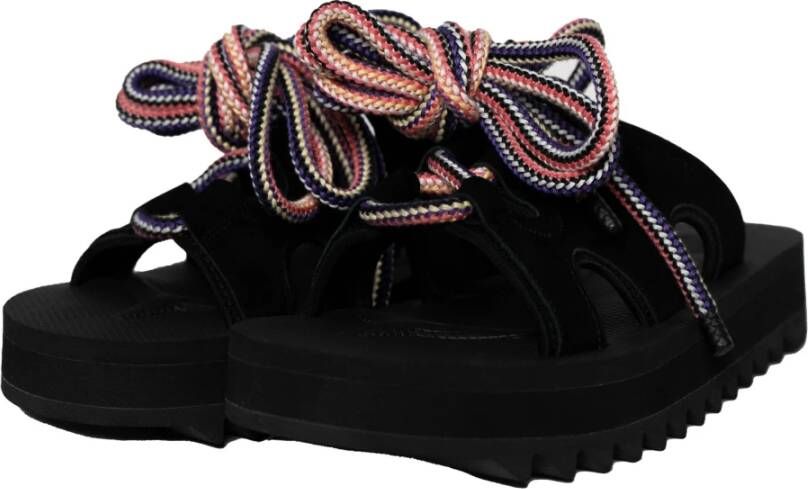 Suicoke Flat Sandals Zwart Dames
