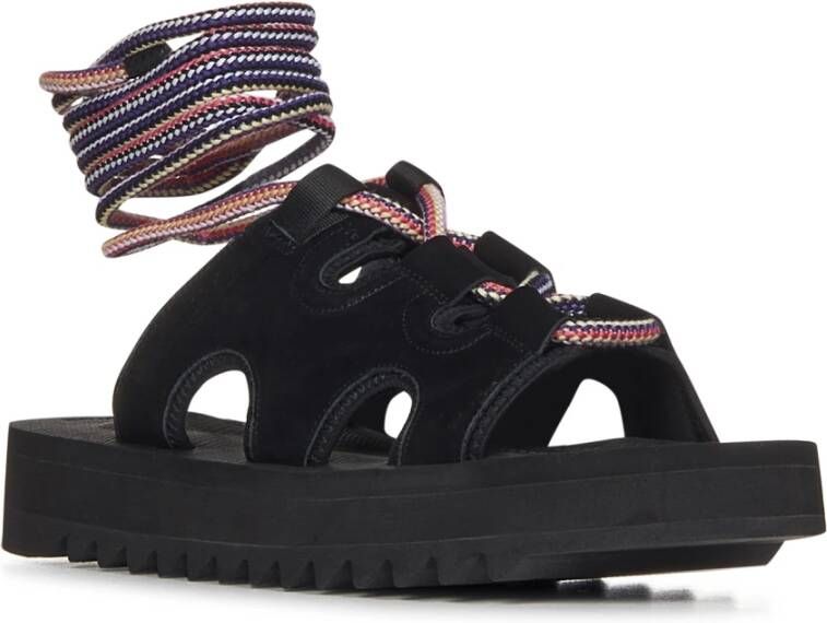 Suicoke Flat Sandals Zwart Heren