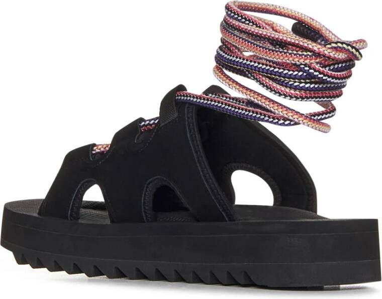Suicoke Flat Sandals Zwart Heren