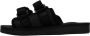 Suicoke Zwarte Moto-Cab Sliders Black Unisex - Thumbnail 3