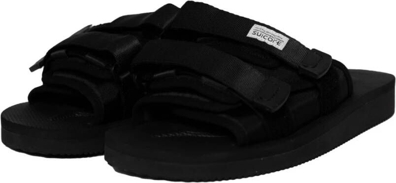 Suicoke Flat Sandals Zwart Heren