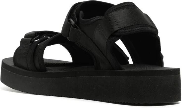 Suicoke Flat Sandals Zwart Heren