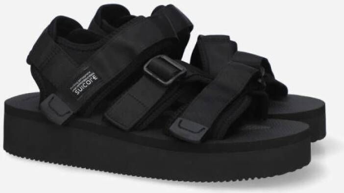 Suicoke Flat Sandals Zwart Heren