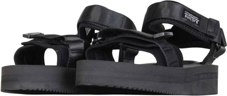 Suicoke Flat Sandals Zwart Unisex