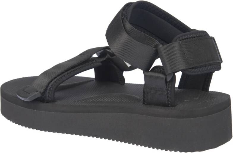 Suicoke Platte Sandalen met Kruisbanden