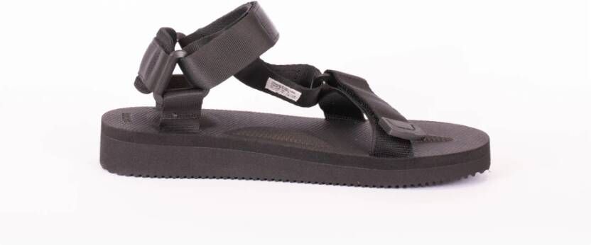 Suicoke Platte sandalen Zwart Dames