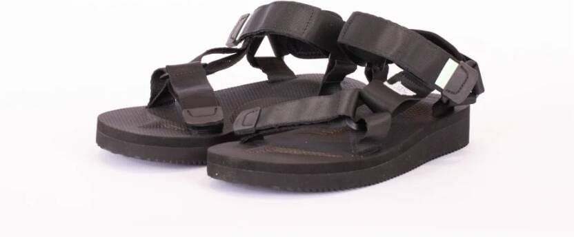 Suicoke Platte sandalen Zwart Dames