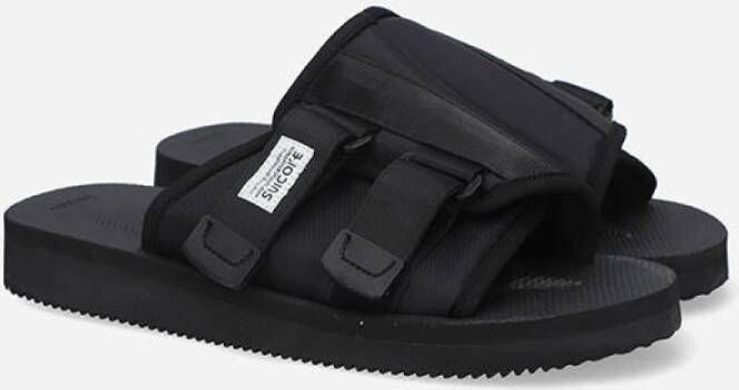 Suicoke Platte sandalen Zwart Unisex