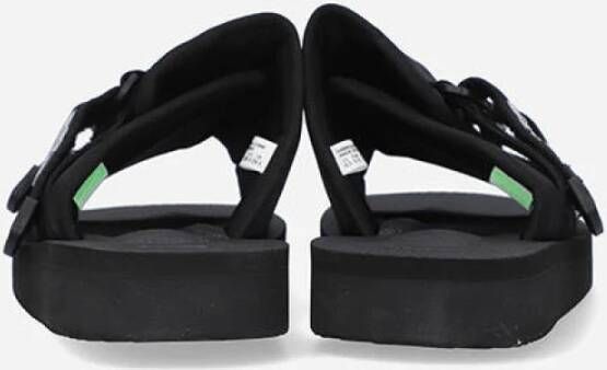 Suicoke Platte sandalen Zwart Unisex