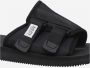 Suicoke Platte sandalen Zwart Unisex - Thumbnail 7