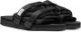 Suicoke Comfortabele zwarte nylon sliders voor heren Black Heren - Thumbnail 4