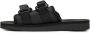 Suicoke Comfortabele zwarte nylon sliders voor heren Black Heren - Thumbnail 5