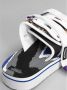 Suicoke Moto Geweven Sliders voor modebewuste mannen White Heren - Thumbnail 6