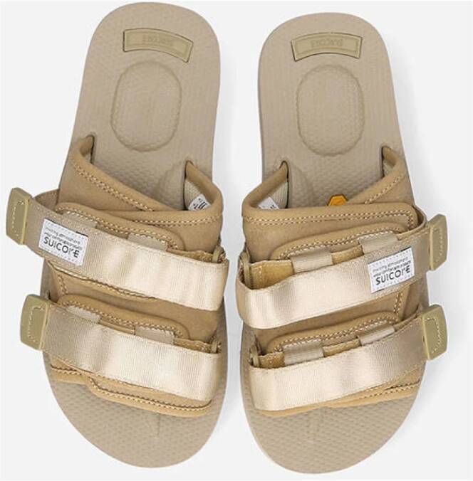 Suicoke Slijm sliders Bruin Unisex