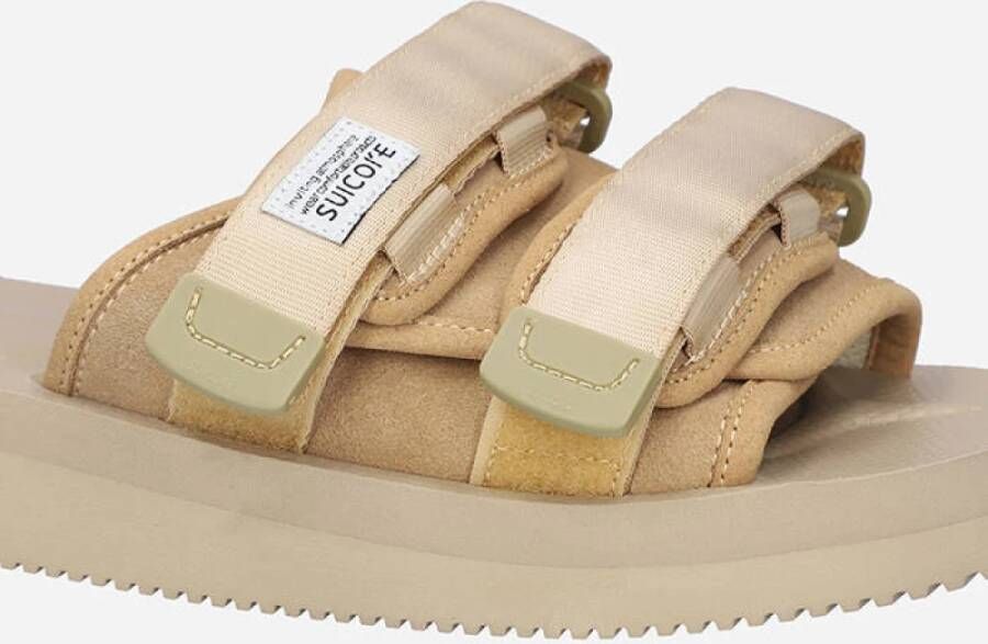 Suicoke Slijm sliders Bruin Unisex
