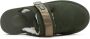 Suicoke Mules Sandalen Olijf Logo Rubber Leer Green Heren - Thumbnail 5