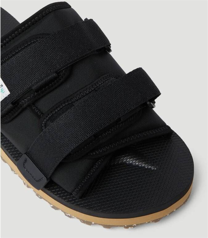 Suicoke Stijlvolle Moto Cab Sandalen Zwart Heren