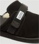 Suicoke Suède Sandalen met Shearling Voering - Thumbnail 2