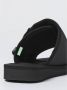 Suicoke Platte sandalen Zwart Unisex - Thumbnail 8
