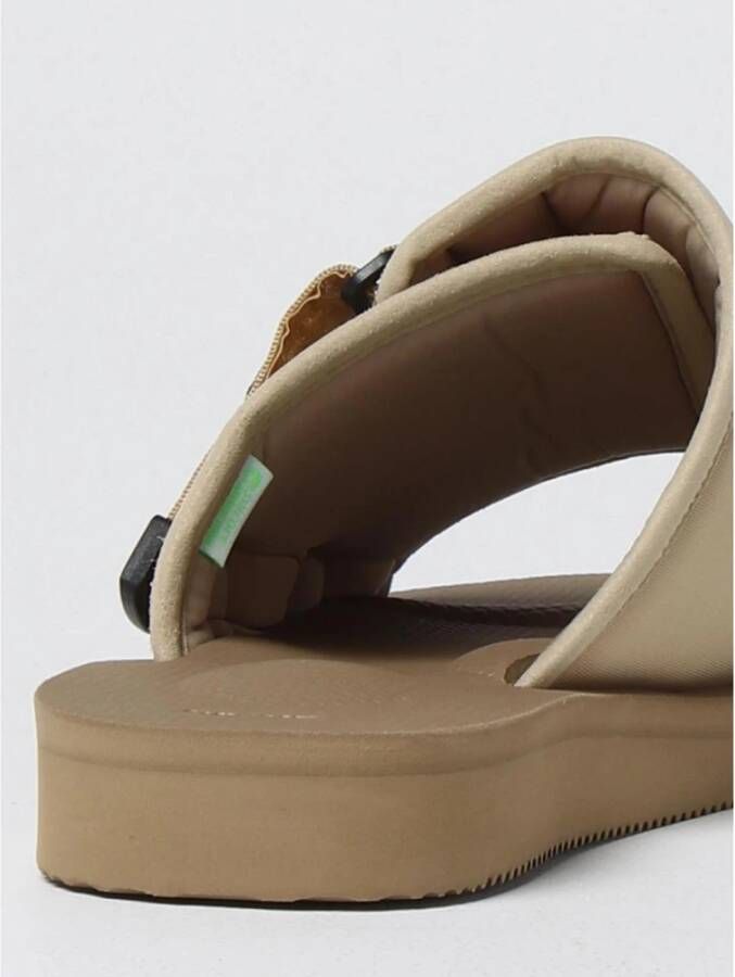 Suicoke Verstelbare Beige Sandalen voor Mannen