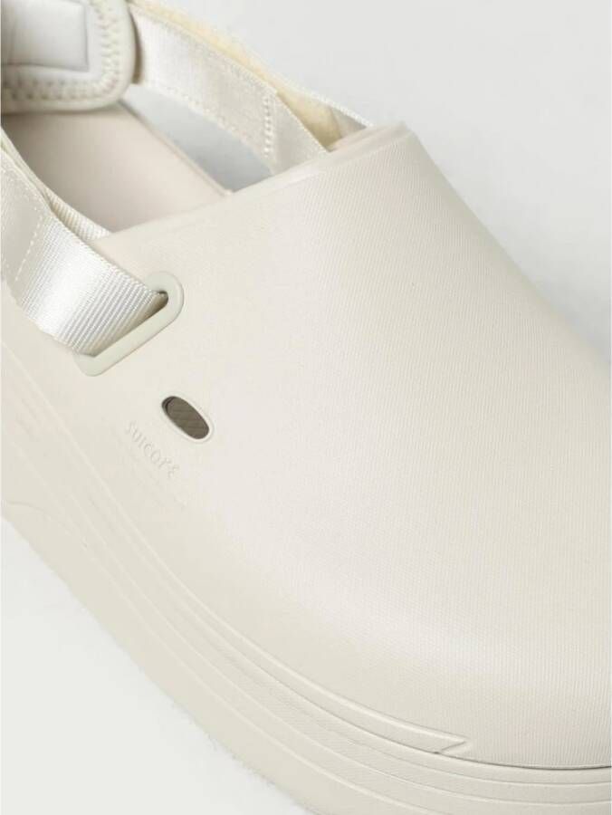 Suicoke Witte Platform Klomp Comfort Schoenen