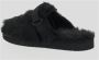 Suicoke zavo sabot in faux fur Zwart Heren - Thumbnail 3