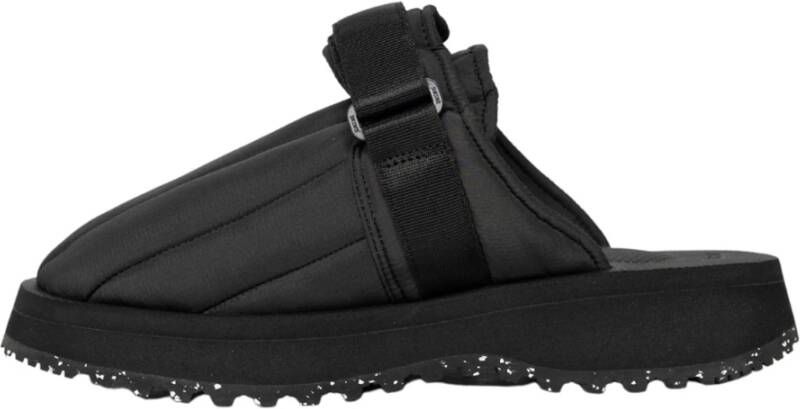 Suicoke Stijlvolle Puff Sandaal Zwart Black Heren