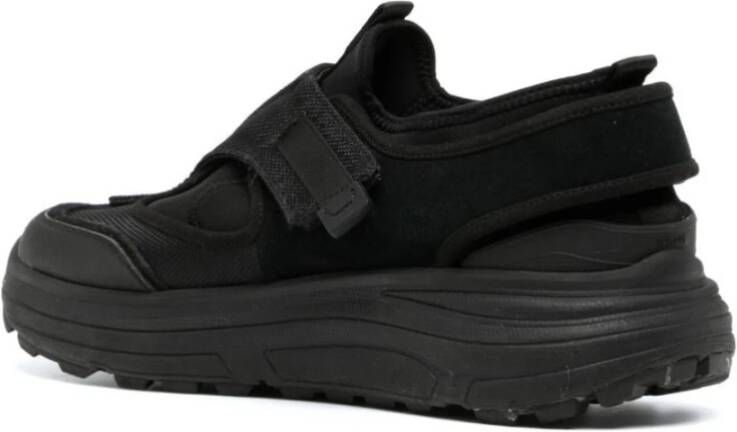 Suicoke Zwarte Flip Flop Sneakers voor Mannen Black Heren
