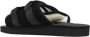 Suicoke Zwarte Leren Slides Sandalen Black Dames - Thumbnail 3