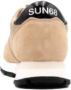 Sun68 Beige Suède en Stoffen Sneakers met Zwarte Details Beige Dames - Thumbnail 13