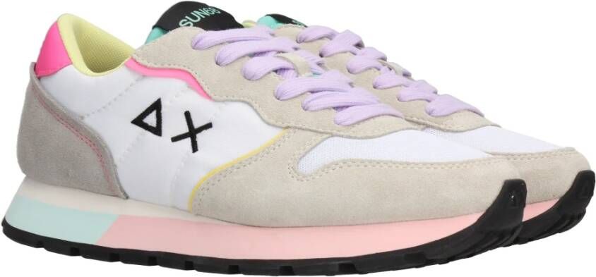 Sun68 Ally Color Explosion sneaker Beige Dames