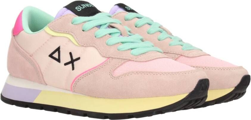 Sun68 Ally Color Explosion sneaker Roze Dames