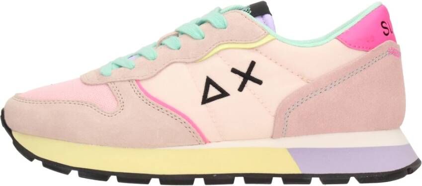 Sun68 Ally Color Explosion sneaker Roze Dames