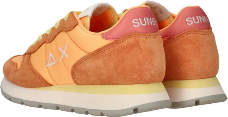 Sun68 Ally Solid Nylon Sneakers voor dames Orange Dames