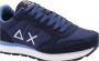 Sun68 Casual Sneaker Tom Solid Blauw Marineblauw Heren - Thumbnail 4