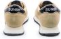 Sun68 Beige Suède en Stoffen Sneakers met Zwarte Details Beige Dames - Thumbnail 10